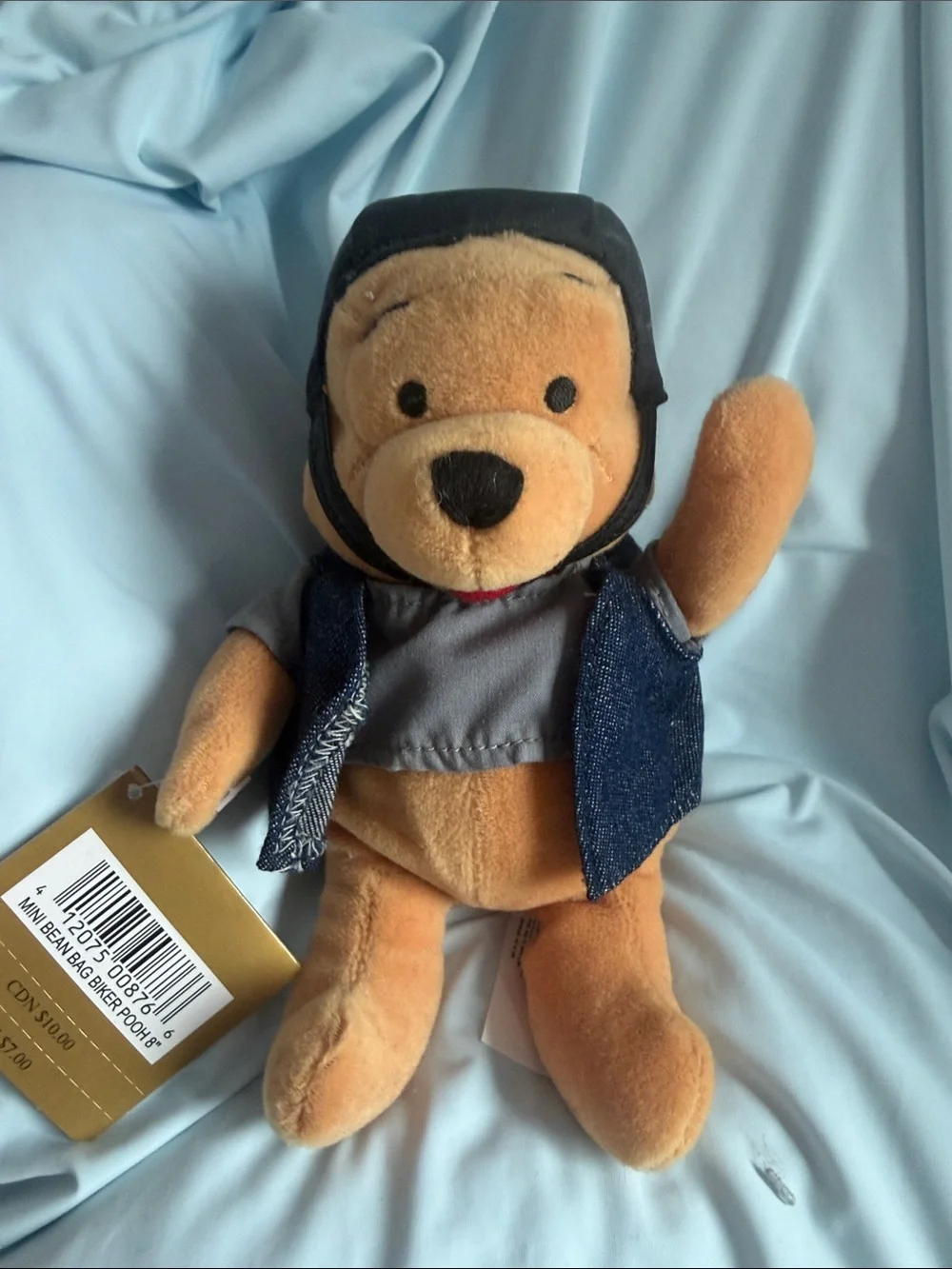 BNWT 8” Biker Winnie The Pooh
